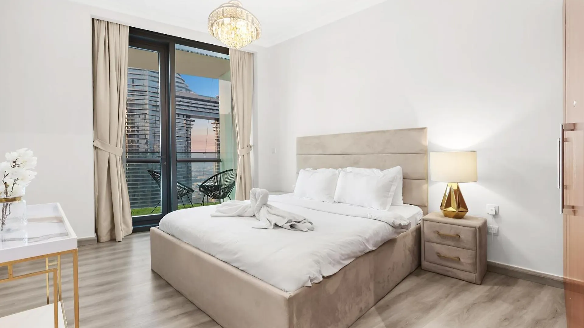 First Class Dubai 2Br Apartment Amazing Skyline And Sea Views From Balcony United Arab Emirates